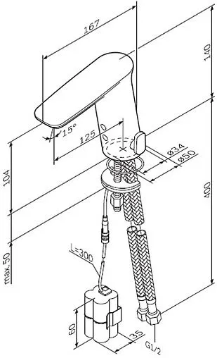 Смеситель для раковины Am.Pm Inspire 2.0 хром F50A02300
