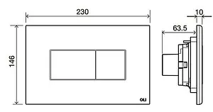 Инсталляция для подвесного унитаза Set 3 в 1 OLI 120 Eco 879235pKA00 с кнопкой хром глянцевый Инсталляция для подвесного унитаза Set 3 в 1 OLI 120 Eco 879235pKA00 с кнопкой хром глянцевый, 3