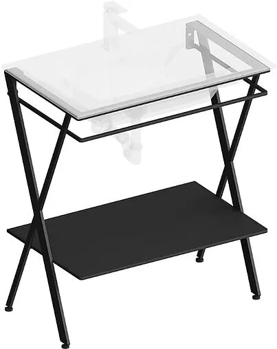 Консоль напольная Kerama Marazzi Piano Next 75 чёрный матовый PIA.N.75\BLK