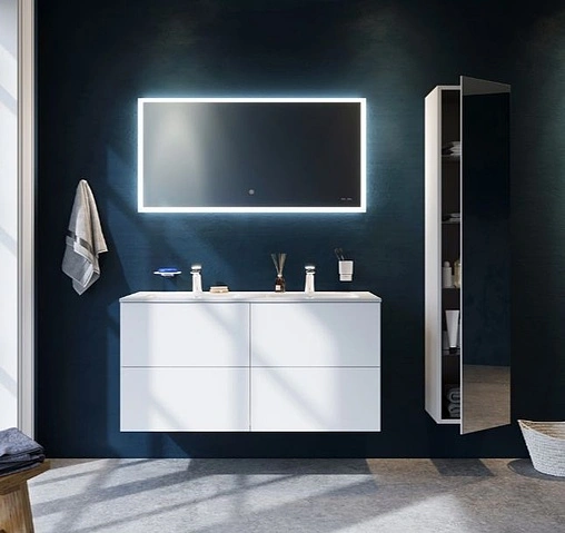 Тумба-умывальник подвесная Am.Pm Spirit 2.0 120 белый M70AFHD1202WG+M70AWCD1202WG