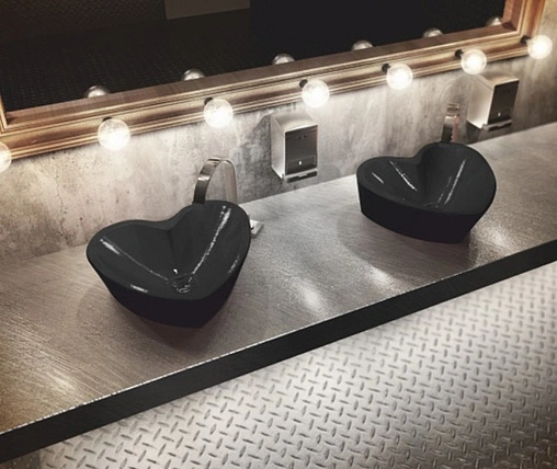 Раковина Sanita Luxe Love is Black 45 черный LOVSLWB02