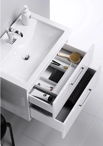 Тумба-умывальник подвесная Aqwella Manchester 100 белый MAN01102+4640021065204