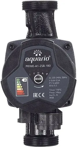 Насос циркуляционный Aquario PRIME-A1-258-180 5128 Насос циркуляционный Aquario PRIME-A1-258-180 5128