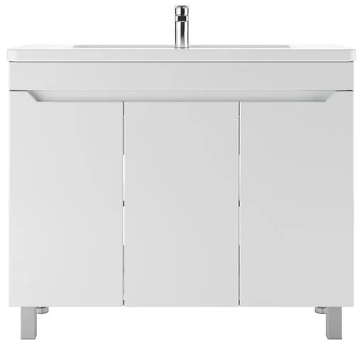 Тумба-умывальник напольная Айсберг Мечта 100 белый DM2327T+4640021065204