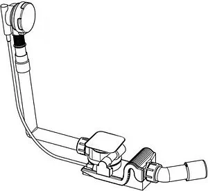 Слив-перелив для ванны Kaldewei Conoduo 4080 белый 687770550001 Слив-перелив для ванны Kaldewei Conoduo 4080 белый 687770550001, 2