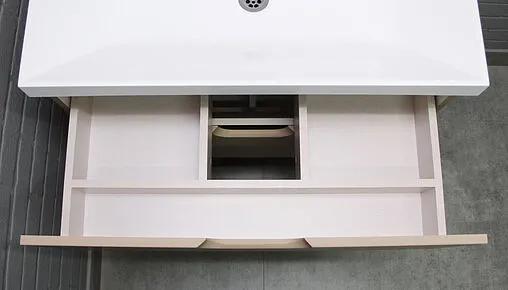 Тумба-умывальник подвесная Домино Dune 80 латте DD2509T+4627173210188