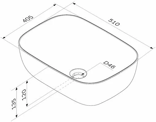 Раковина Am.Pm Func 50 белый M8FWCC10510WG