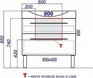 Тумба-умывальник напольная Aqwella Milan 80 белый Mil.01.08/2n/W+Ber.08.04.D Тумба-умывальник напольная Aqwella Milan 80 белый Mil.01.08/2n/W+Ber.08.04.D, 2