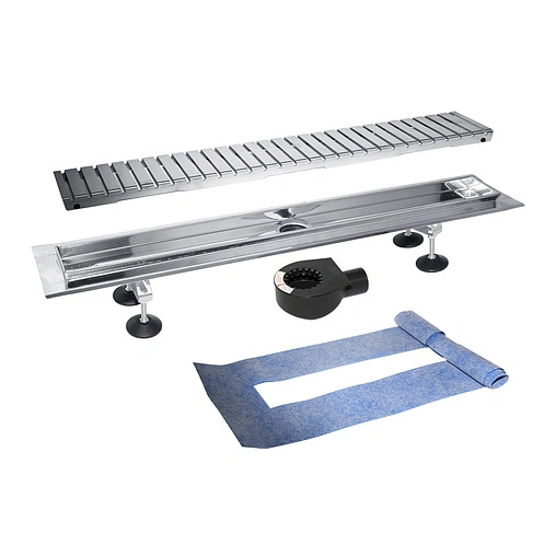 Лоток душевой Set 840мм h=81мм 0.8л/сек TECElinus Straight KL9002