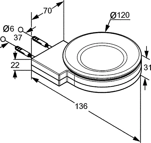 Мыльница Kludi A-XES хром 4898505
