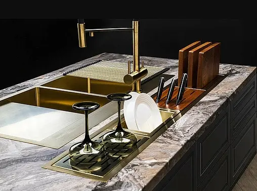 Встраиваемая сушка для посуды Omoikiri DRY-01-LG светлое золото 4999012