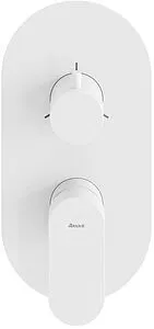 Смеситель для душа скрытого монтажа Ravak Eleganta белый матовый X070260, 4