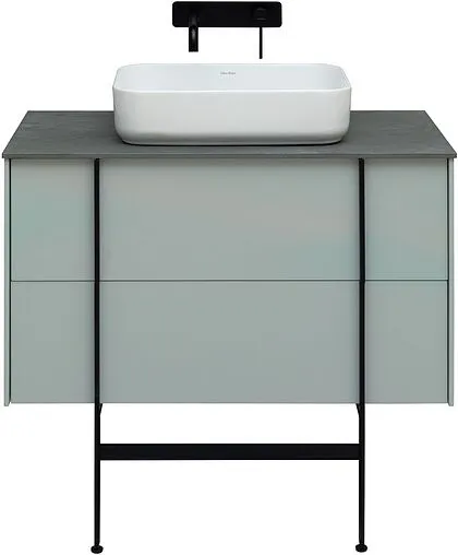 Тумба-умывальник подвесная Allen Brau Reality 90 папирус 1.32006.PWM+