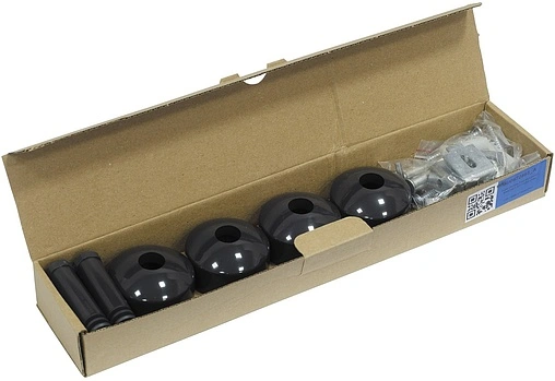 Полотенцесушитель электрический лесенка Atlantic Adelis 984x556 ANT 500W антрацит матовый 002240