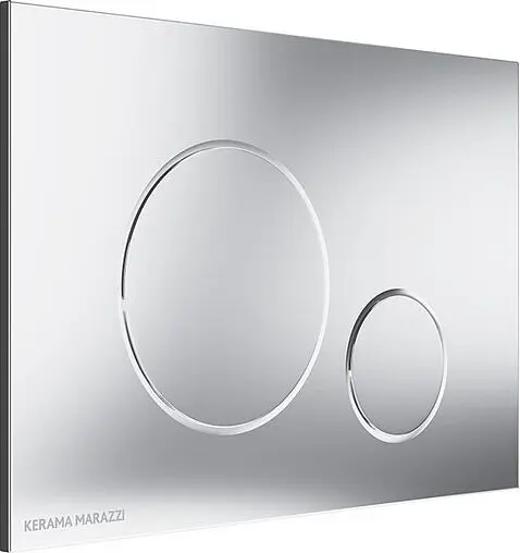 Клавиша смыва для унитаза Kerama Marazzi M671KM хром глянцевый Клавиша смыва для унитаза Kerama Marazzi M671KM хром глянцевый