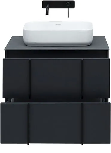 Тумба-умывальник подвесной Allen Brau Reality 70 антрацит 1.32004.AM+