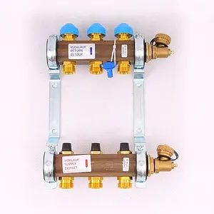 Группа коллекторная без расходомеров 3 отвода 1"в/в x ¾"ек Watts HKV 10004174 Группа коллекторная без расходомеров 3 отвода 1"в/в x ¾"ек Watts HKV 10004174, 2