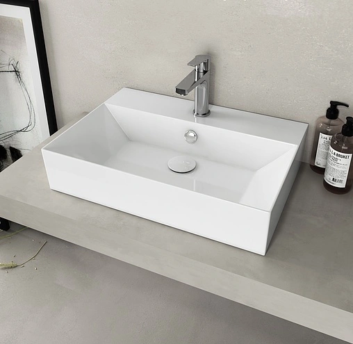 Раковина ISVEA SistemaZ Frame 60 белый матовый 10SF50060-2L