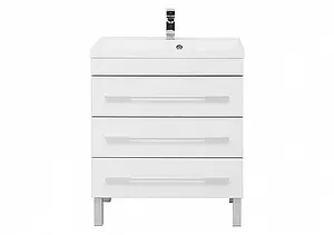 Тумба под умывальник напольная Aquanet Верона 75 белый 00178254, 5