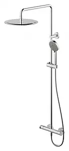 Душевая система с термостатом для душа Bravat Waterfall хром F939114C-A3-RUS Душевая система с термостатом для душа Bravat Waterfall хром F939114C-A3-RUS, 1