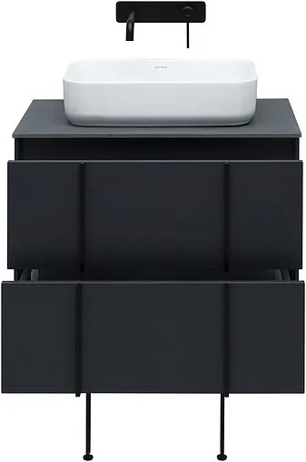 Тумба-умывальник подвесная Allen Brau Reality 70 антрацит 1.32004.AM+