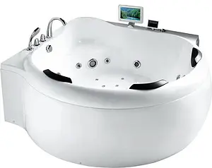Ванна акриловая с гидромассажем Gemy 185x185 G9088 O Ванна акриловая с гидромассажем Gemy 185x185 G9088 O, 1