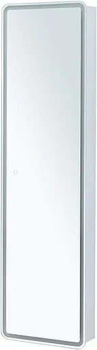 Шкаф-пенал подвесной Aquanet Оптима 41 с LED подсветкой белый 00335438