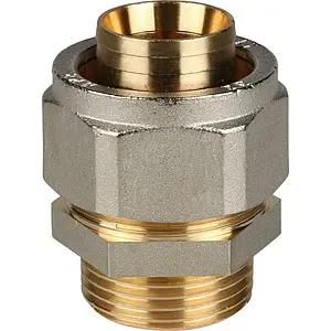 Муфта компрессионная переходная 32мм x 1"н Stout SFS-0001-000132 Муфта компрессионная переходная 32мм x 1"н Stout SFS-0001-000132, 1