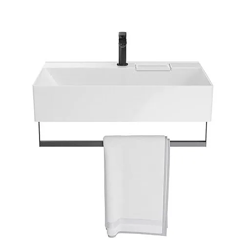 Полотенцедержатель Kerama Marazzi Logica 70 черный матовый LO.trl.70\BLK.M