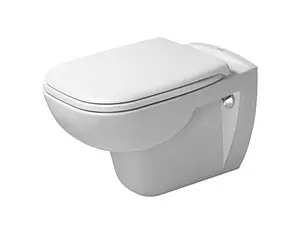 Крышка-сиденье для унитаза с микролифтом Duravit D-code белый 0067390000 Крышка-сиденье для унитаза с микролифтом Duravit D-code белый 0067390000, 2