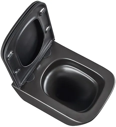 Унитаз подвесной безободковый Lemark Florex Торнадо 3.0 черный матовый 9612002