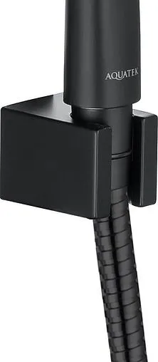 Душевой набор Aquatek Вега чёрный матовый AQ2010MB