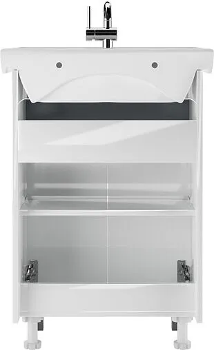 Тумба под умывальник напольный Домино Vector 54 белый DV6602T