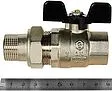Кран шаровый с американкой ¾"в x ¾"н Stout ГОСТ Р 59553-2021 SVB-0007-200020