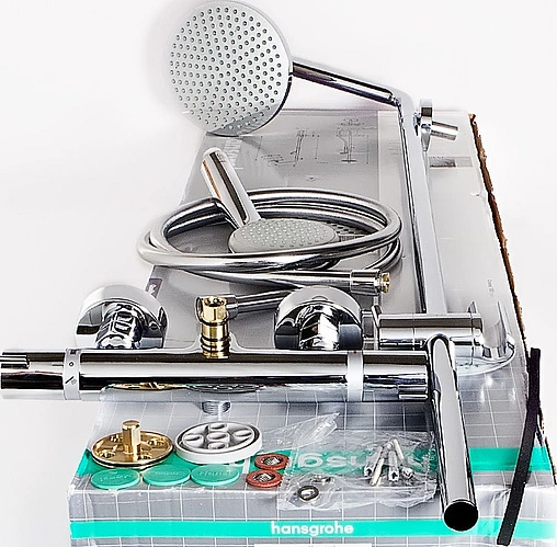 Душевая система с термостатом для душа Hansgrohe Croma 160 1jet хром 27135000