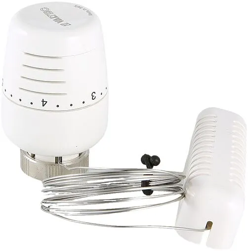 Головка термостатическая с выносным настенным датчиком М30x1.5 Valtec белый VT.5010.0.0 Головка термостатическая с выносным настенным датчиком М30x1.5 Valtec белый VT.5010.0.0