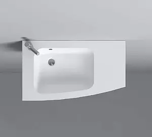 Раковина Jacob Delafon Nova 80 L белый матовый EB1884RU-DE1 Раковина Jacob Delafon Nova 80 L белый матовый EB1884RU-DE1, 3