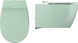 Унитаз подвесной безободковый ISVEA Sentimenti Neo мятный 10AR02010SV-2T Унитаз подвесной безободковый ISVEA Sentimenti Neo мятный 10AR02010SV-2T, 3