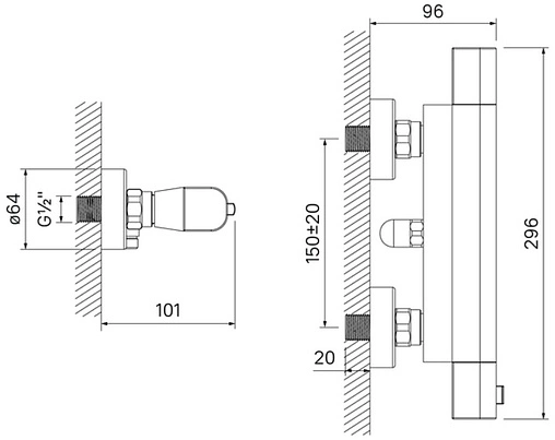 Термостат для душа IDDIS Uniterm хром UNISB00i75 Термостат для душа IDDIS Uniterm хром UNISB00i75