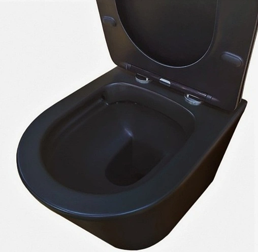 Унитаз подвесной безободковый Comforty черный матовый 105MB