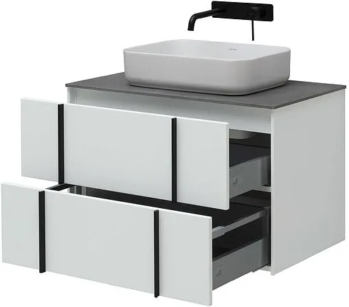 Тумба под умывальник подвесной Allen Brau Reality 80 белый 1.32005.WM