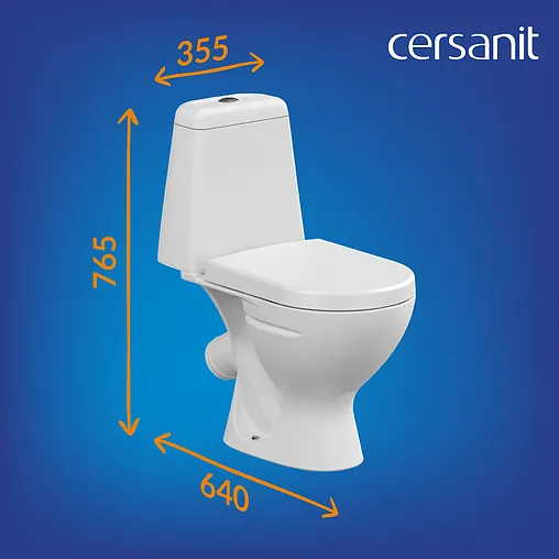 Унитаз-компакт Cersanit Star 031 3/6 DPL EO белый 63423 Унитаз-компакт Cersanit Star 031 3/6 DPL EO белый 63423