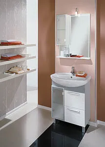 Шкаф-зеркало Aquaton Альтаир 65 L белый 1A100002AR01L, 4