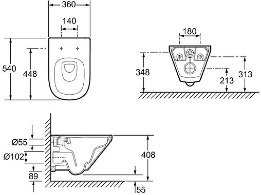 Комплект 4 в 1 Jacob Delafon Modern Life E21774RU-00