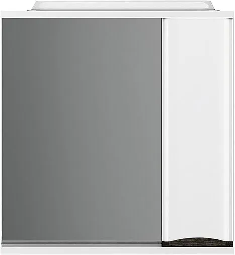 Шкаф-зеркало Am.Pm Like 65 R белый глянец/венге M80MPR0651VF