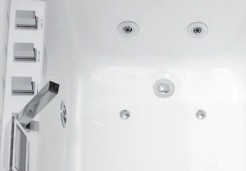 Ванна акриловая с гидромассажем Gemy 171x86 R G9066 II O R