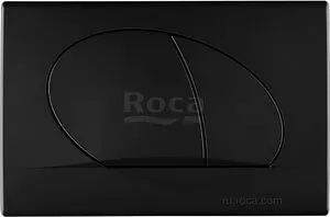 Клавиша смыва для унитаза Roca Active 42B 8901140B6 черный матовый Клавиша смыва для унитаза Roca Active 42B 8901140B6 черный матовый, 1