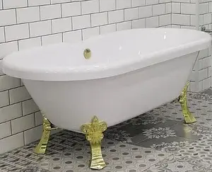 Ванна акриловая отдельностоящая Radomir Леонесса 175х80 на ножках "лилия" золото/перламутр 1-01-3-0-9-138П Ванна акриловая отдельностоящая Radomir Леонесса 175х80 на ножках "лилия" золото/перламутр 1-01-3-0-9-138П, 1