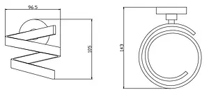 Держатель для фена Rav Slezak Colorado хром COA1200 Держатель для фена Rav Slezak Colorado хром COA1200, 2