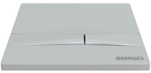 Клавиша смыва для унитаза BERGES Novum F1 040051 белый глянцевый